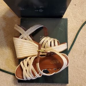 Ralph Lauren ladies wedge shoes